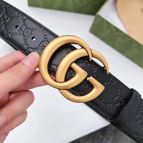 Gucci Marmont Belt - Black New Embossed - Picture 7 of 7
